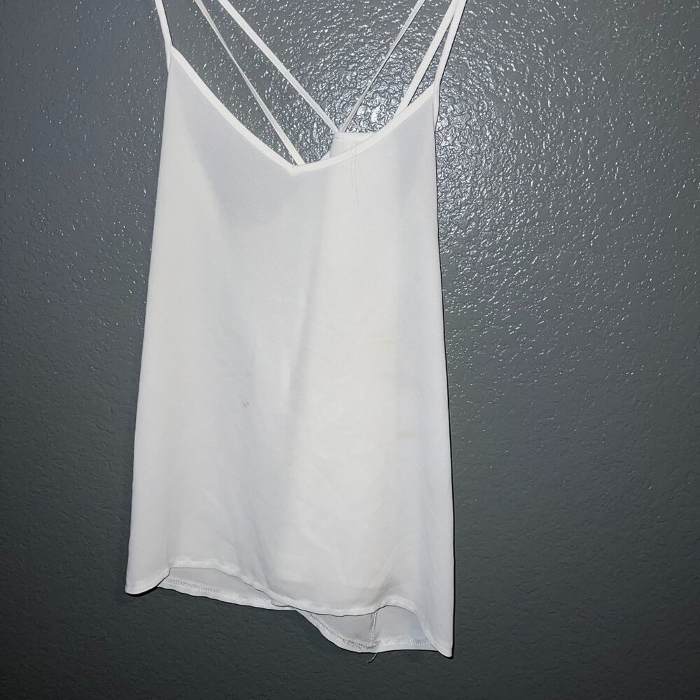 Vibrant Vhite Crop Camisole (Medium)
